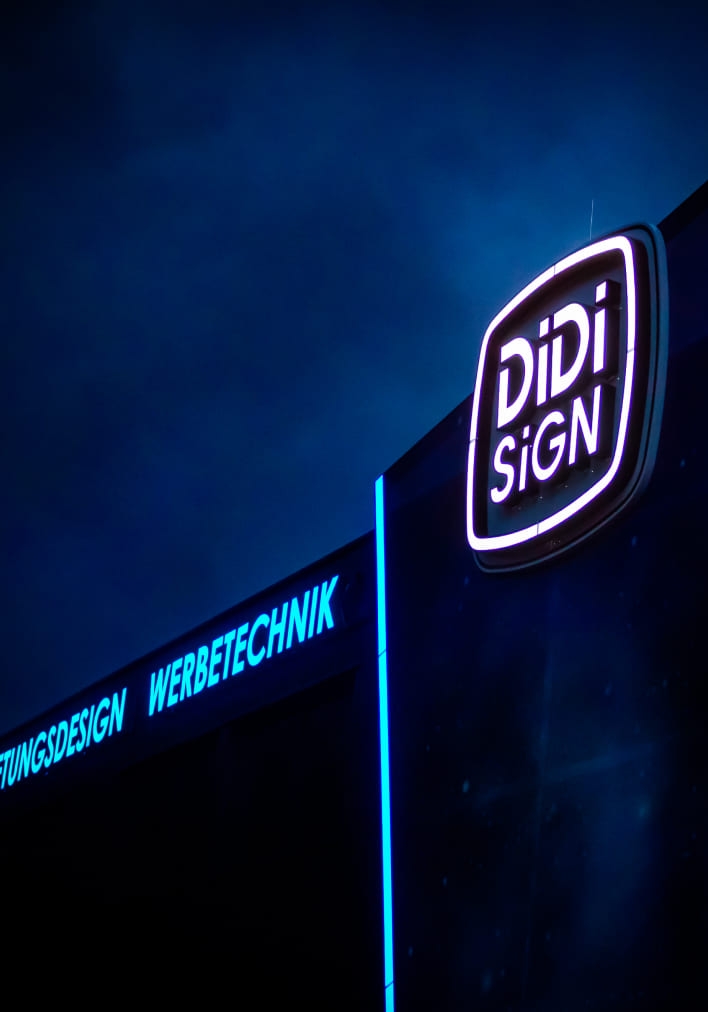 Lichtwerbung von Didi Sign